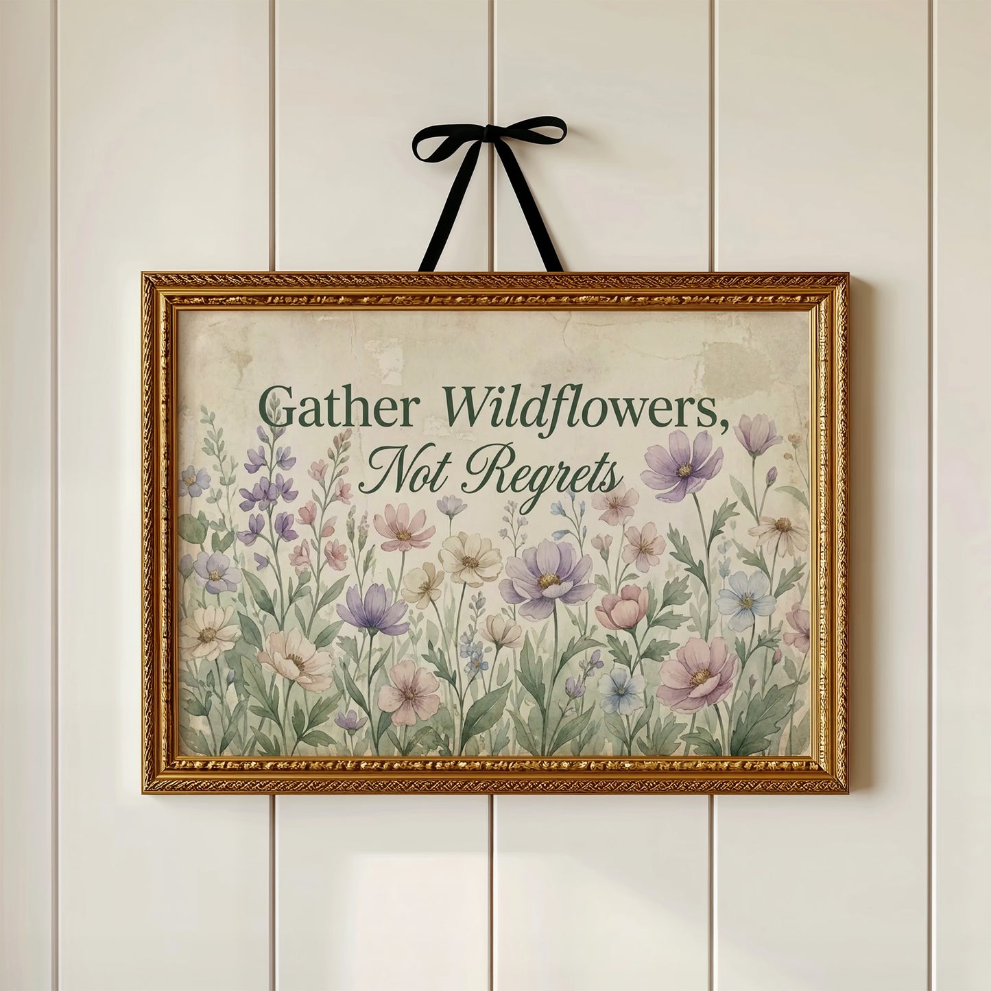 Gather Wildflowers Not Regrets