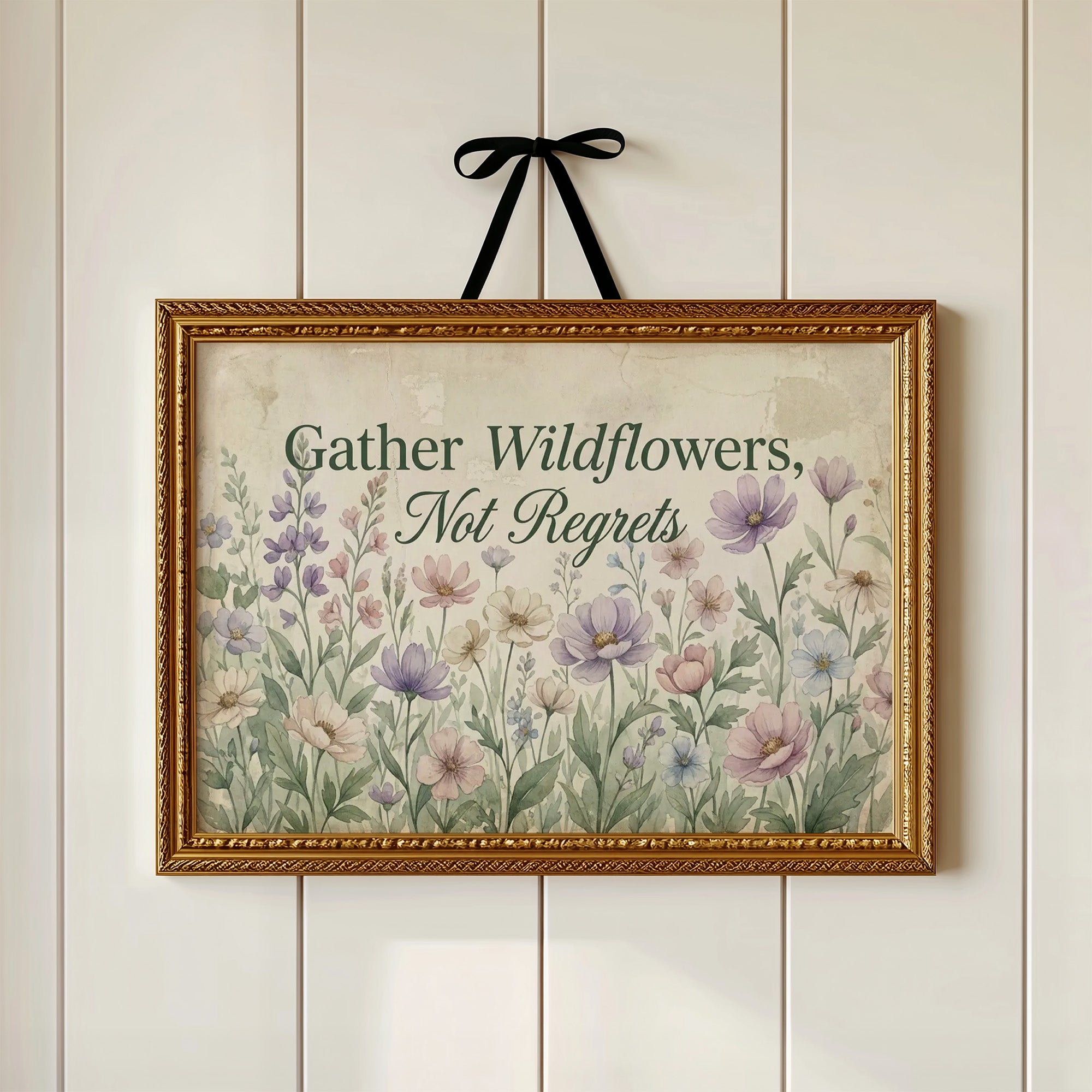 Gather Wildflowers Not Regrets