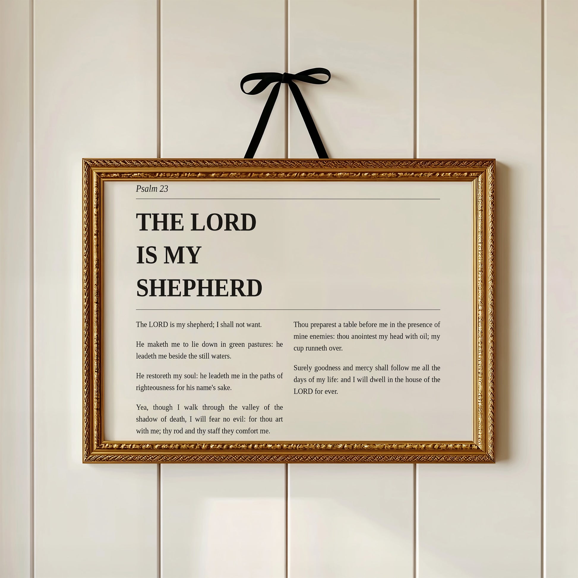 Psalm 23 Editorial Print