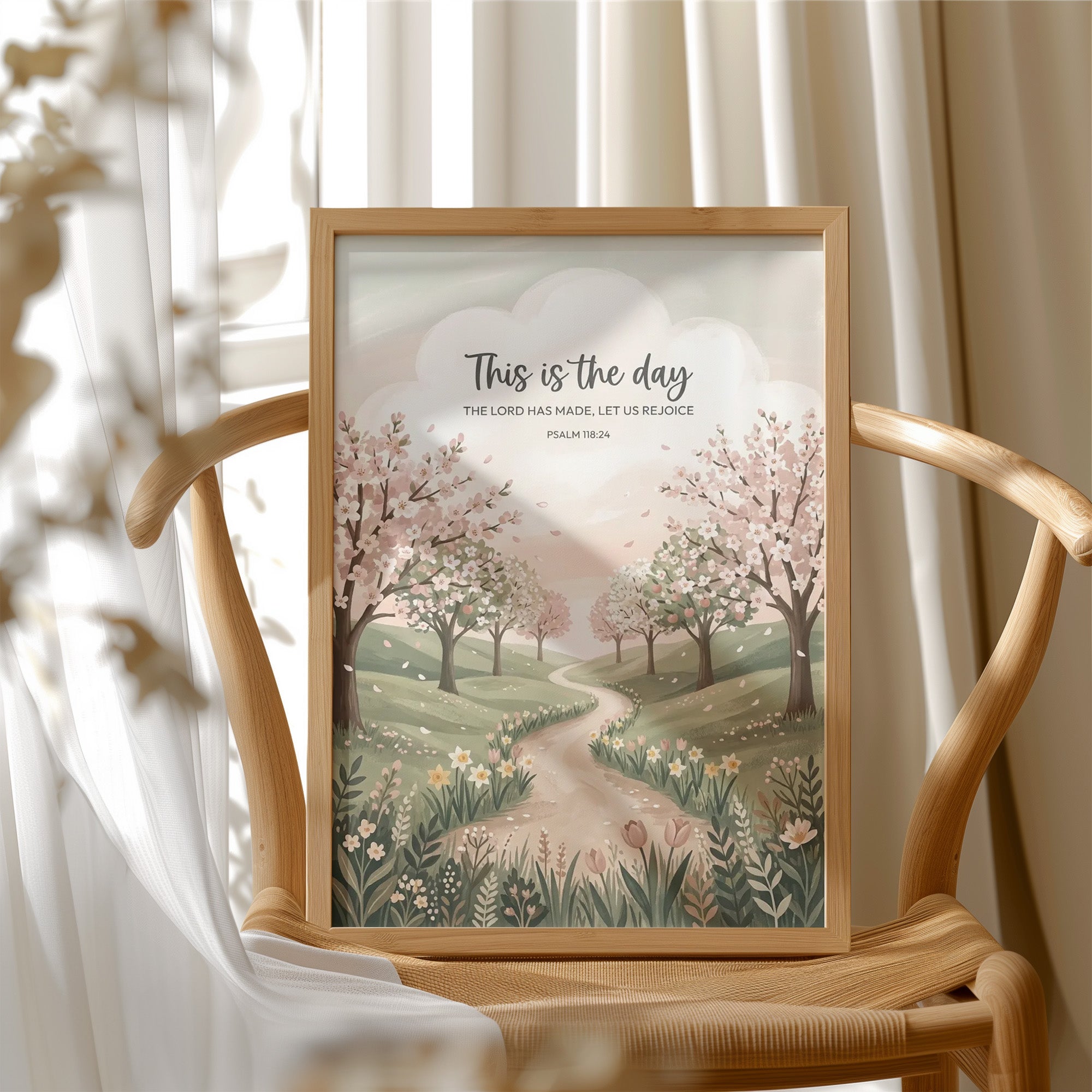 This Is the Day: Spring Scripture Print