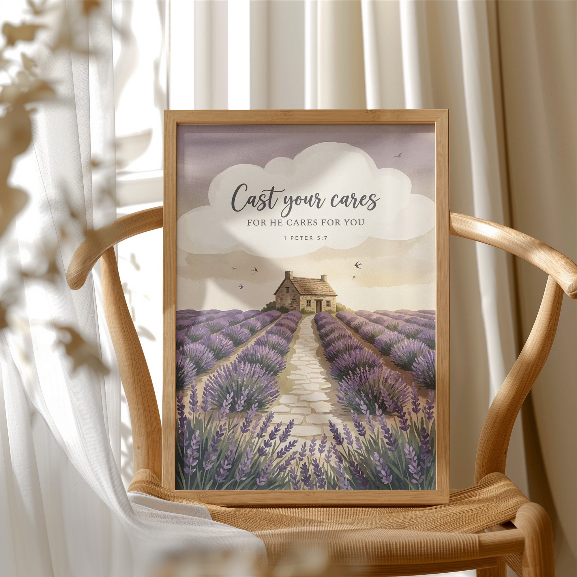 Cast Your Cares: Lavender Cottage Path