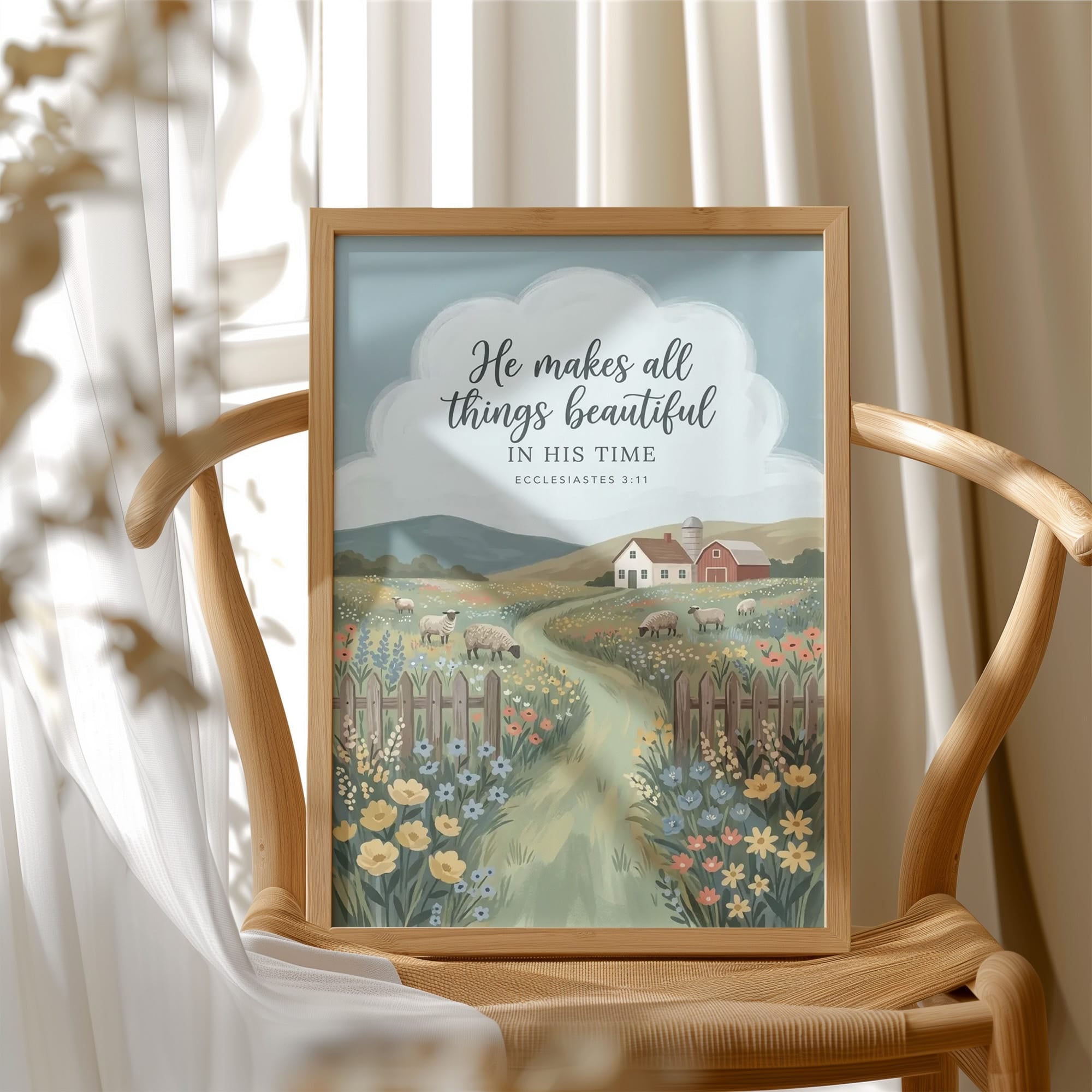 He Makes All Things Beautiful: Sheep Pasture Farmhouse