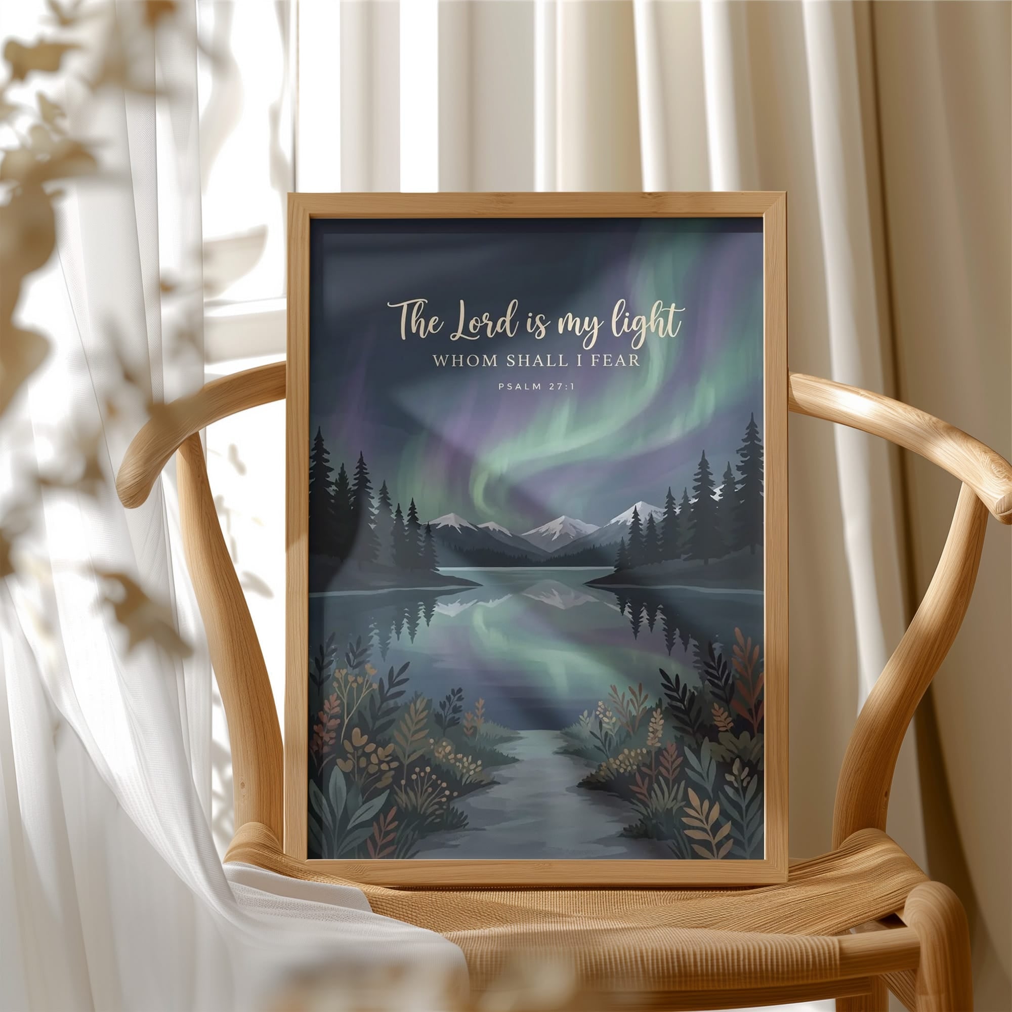 The Lord Is My Light: Northern Lights Lake