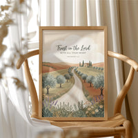 Trust in the Lord: Tuscan Olive Grove Villa