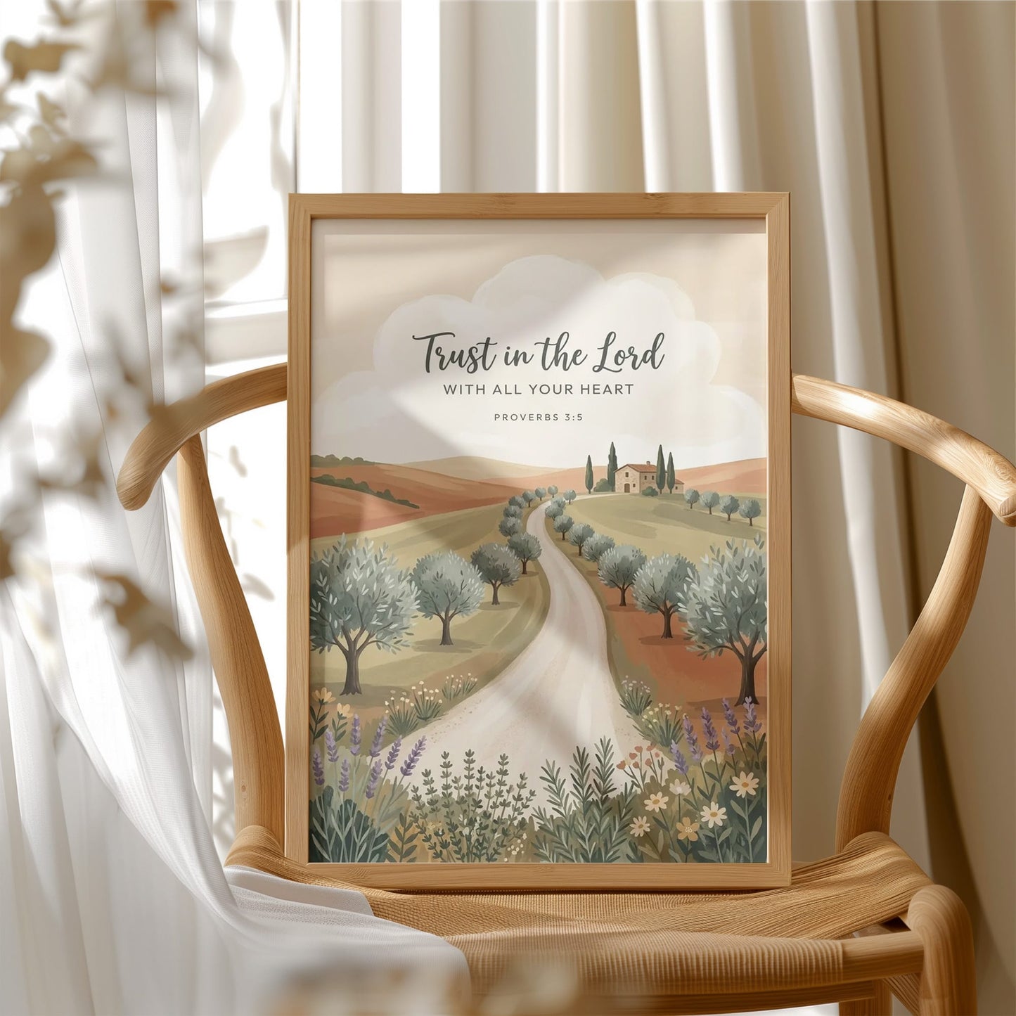 Trust in the Lord: Tuscan Olive Grove Villa