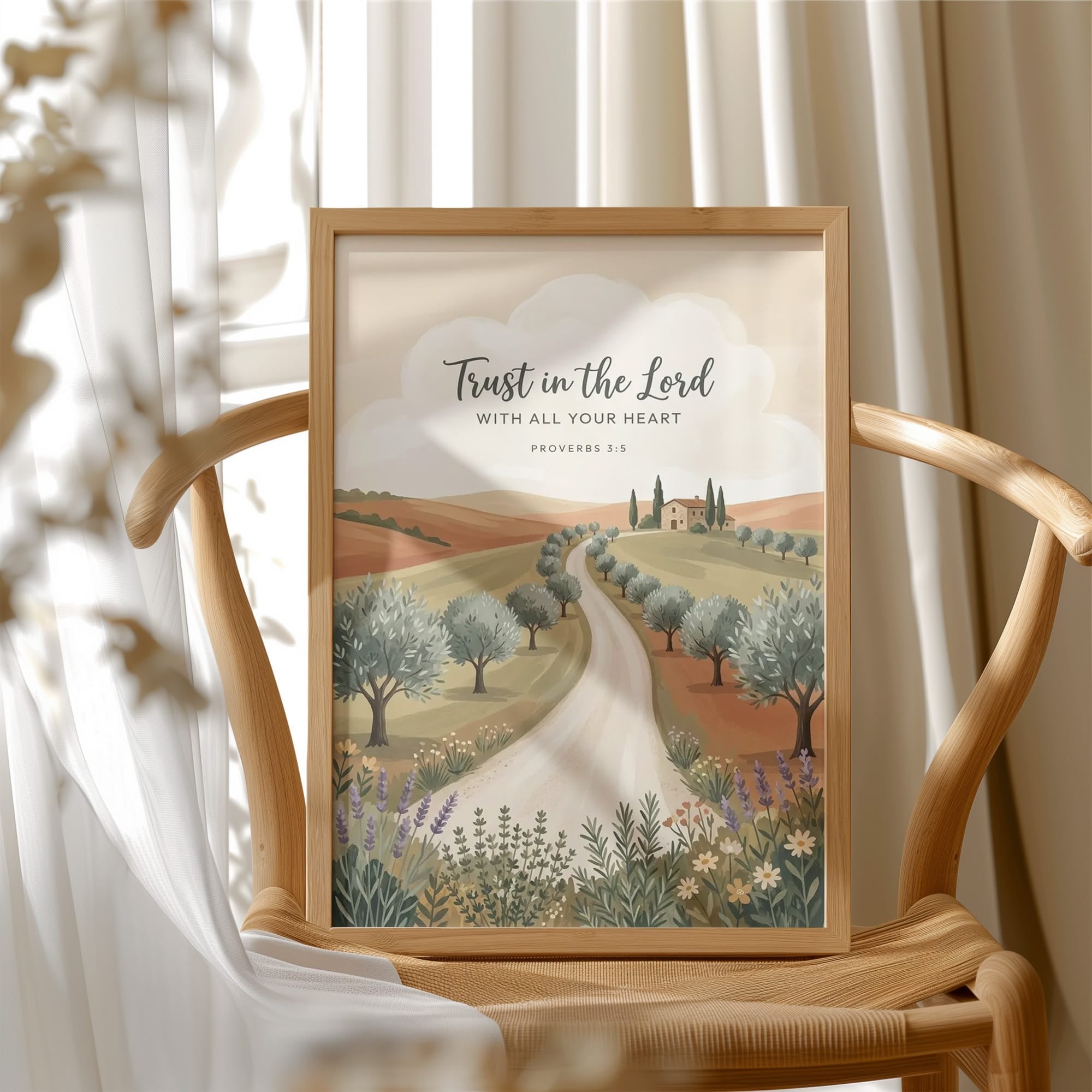 Trust in the Lord: Tuscan Olive Grove Villa