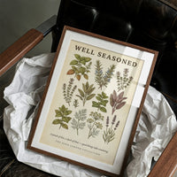 Well Seasoned: Vintage Herb Garden Chart