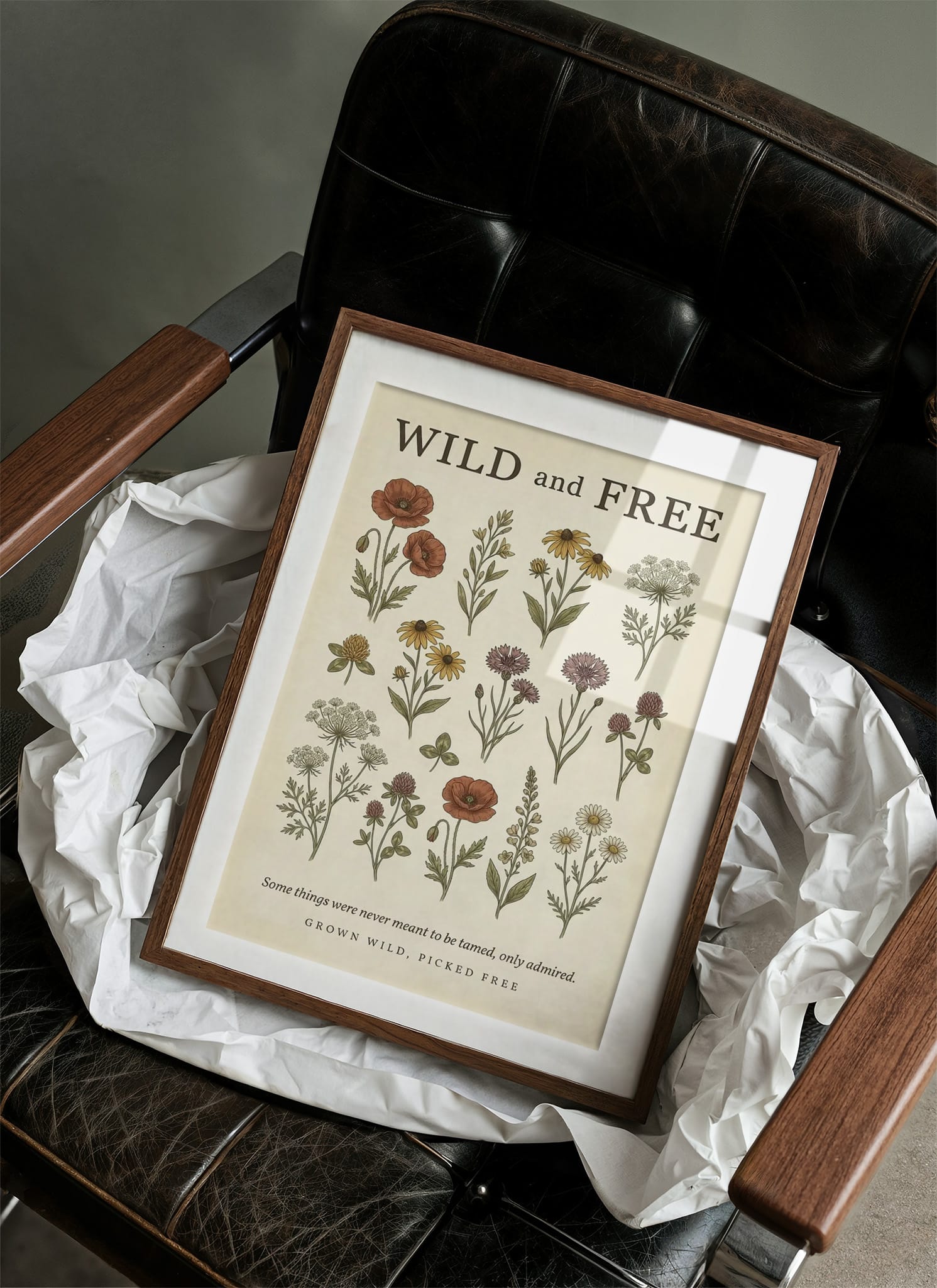 Wild and Free: Vintage Wildflower Chart
