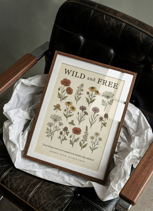 Wild and Free: Vintage Wildflower Chart