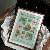 Salt Air, Don't Care: Vintage Coastal Botanical Chart
