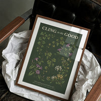 Cling to the Good: Vintage Climbing Vine Chart