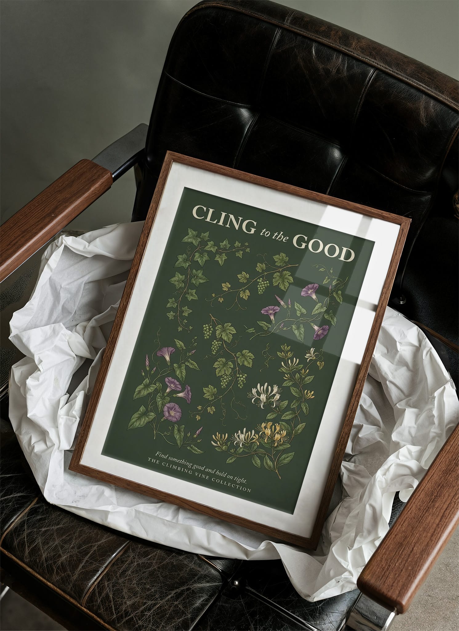 Cling to the Good: Vintage Climbing Vine Chart