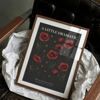 A Little Dramatic: Vintage Poppy Chart