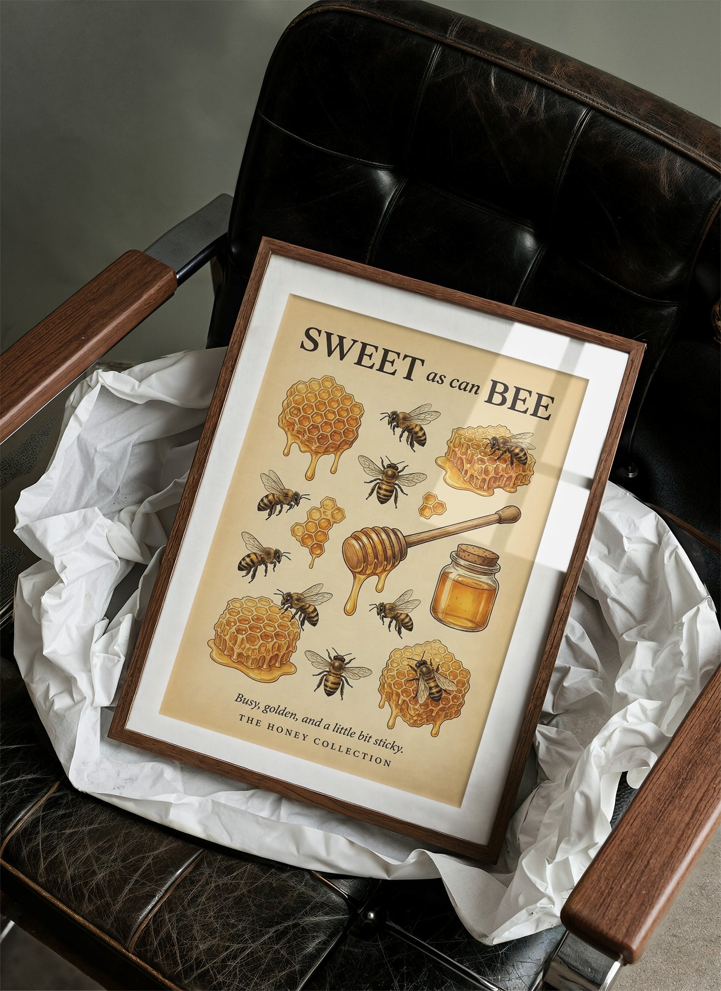 Sweet as Can Bee: Vintage Honeybee Chart