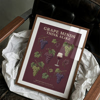 Grape Minds Think Alike: Vintage Vineyard Chart
