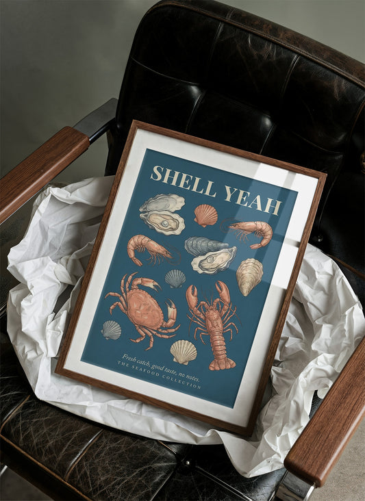 Shell Yeah: Vintage Seafood Chart