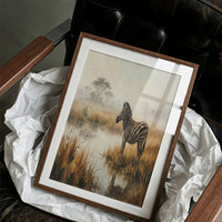 Zebra at the Waterhole