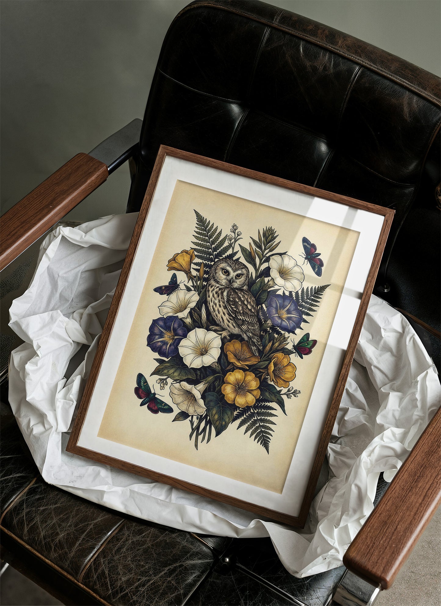 The Owl's Moonflower Bower