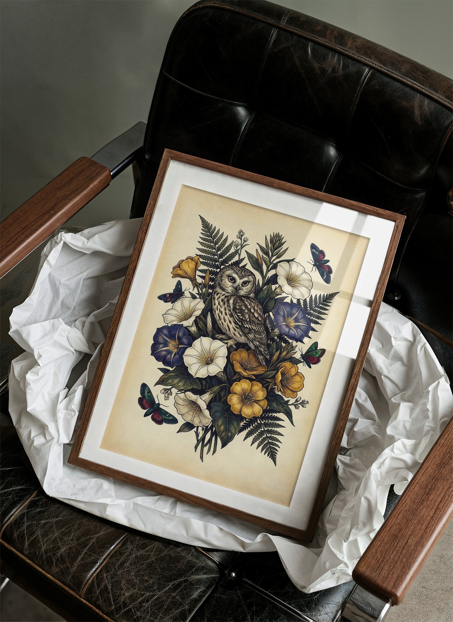 The Owl's Moonflower Bower