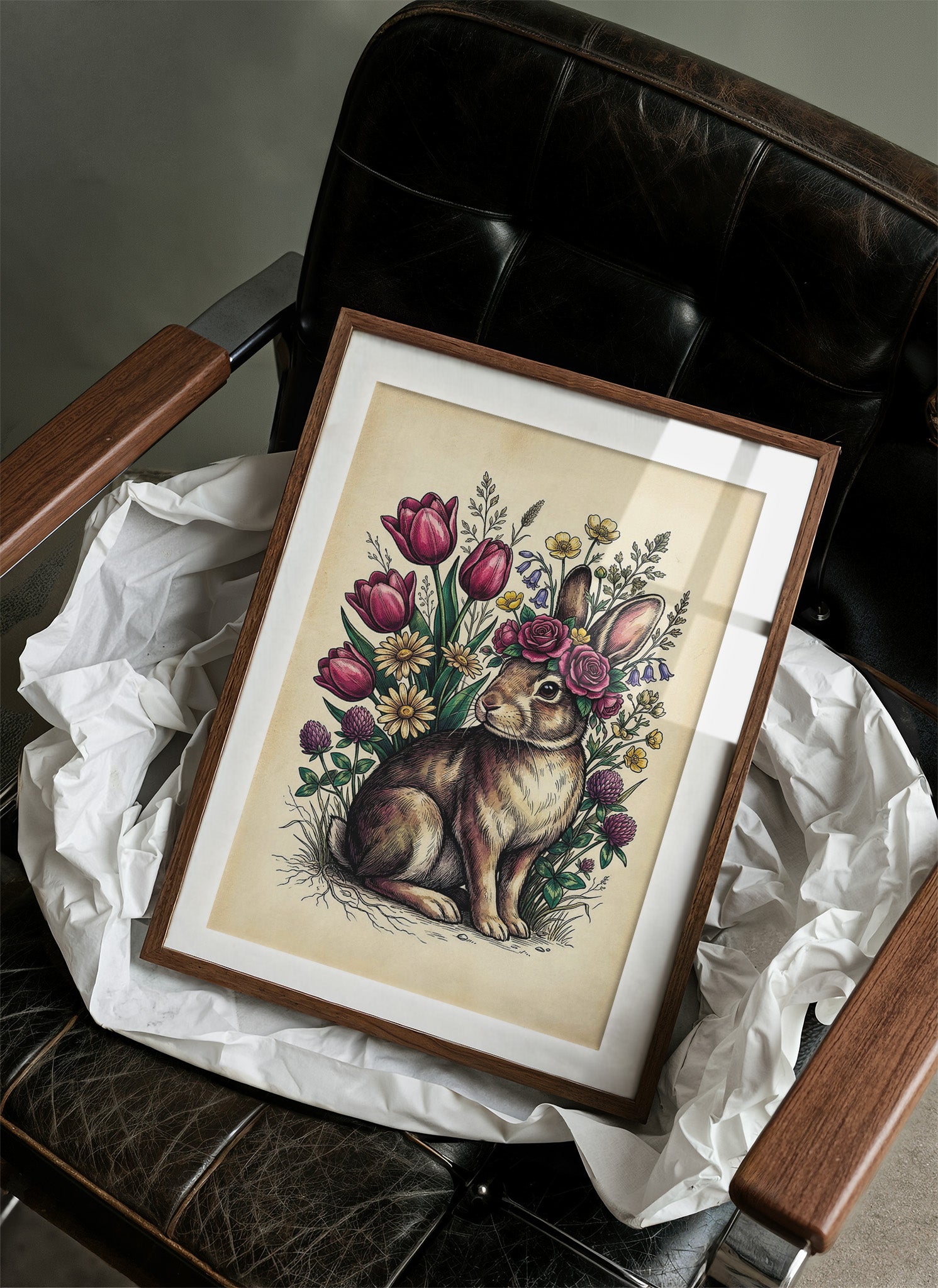 The Rabbit's Tulip Crown