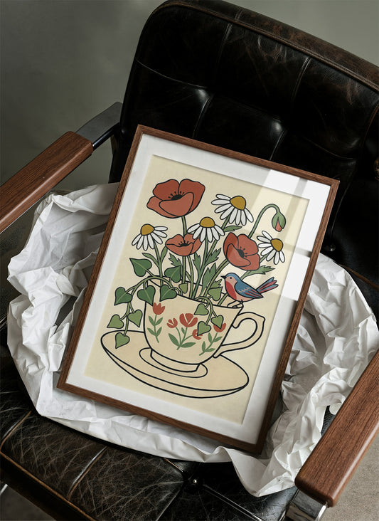 Bluebird's Teacup Garden