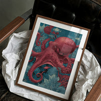 Crimson Depths Octopus