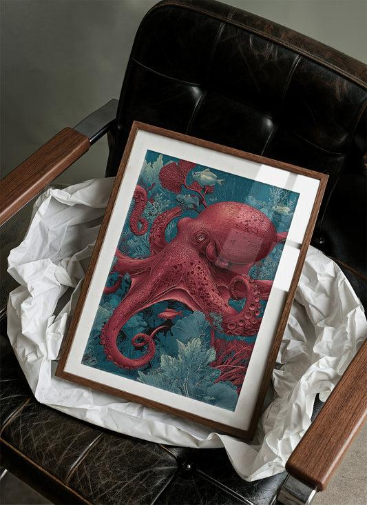 Crimson Depths Octopus