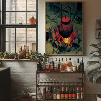 Kettle Over Open Flame