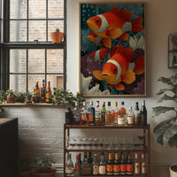 Clownfish in the Anemones