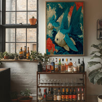 Koi in the Great Wave