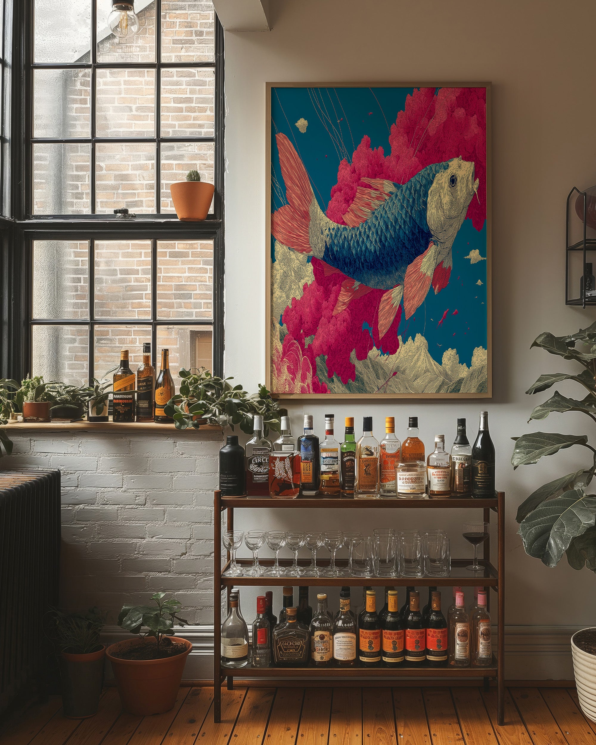 Koi Through the Coral Clouds