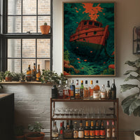 Shipwreck on the Reef Floor