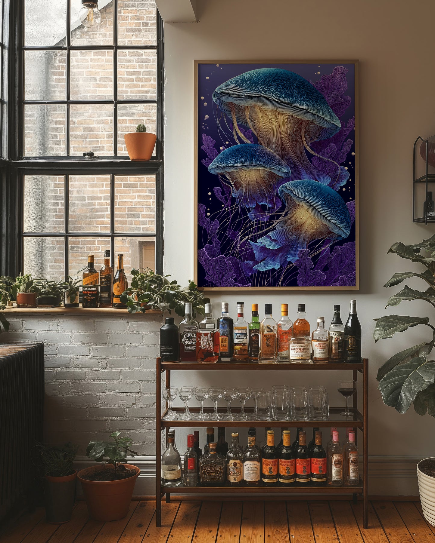 Trio in the Violet Deep