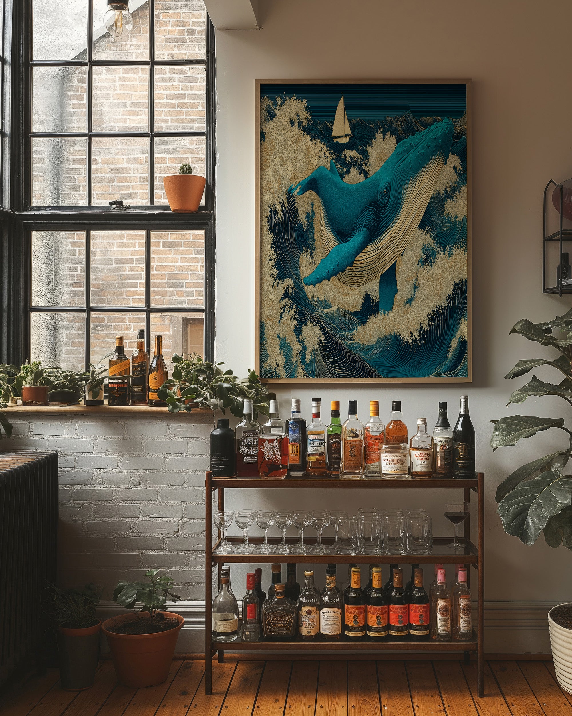 Great Wave, Greater Whale