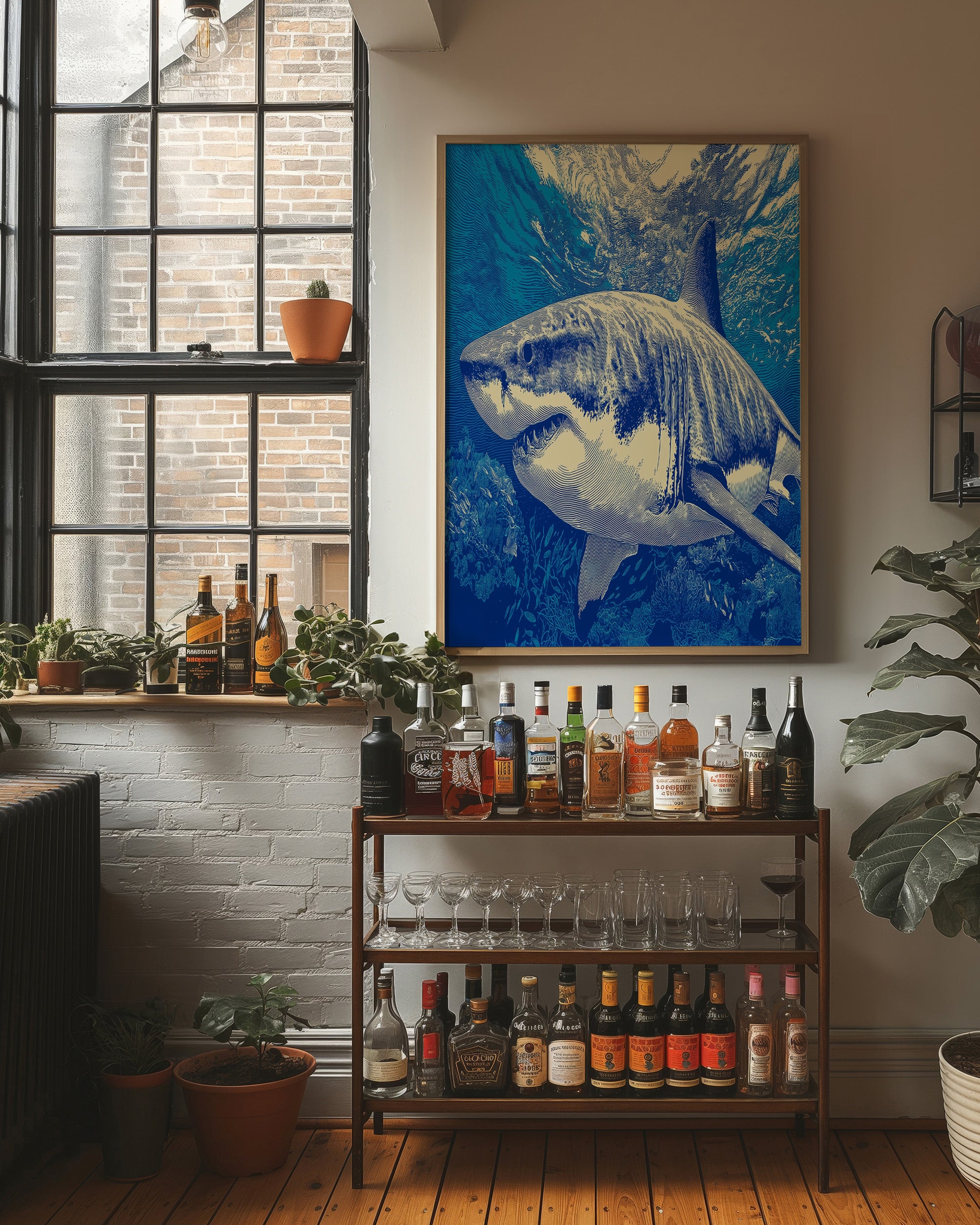 Shark Over the Reef