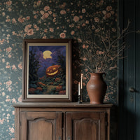 Grinning Beneath the Harvest Moon