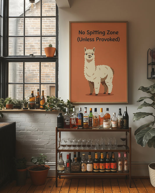 No Spitting Zone (Unless Provoked)
