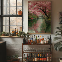 Blossoms Over the Green Canal