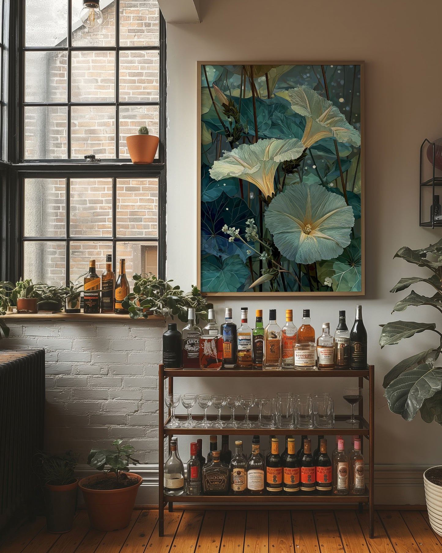 Fireflies Among the Blooms