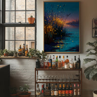 Fireflies Over the Marsh