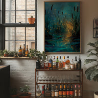 Cattails and Fireflies