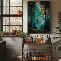 Teal Hush of the Woods