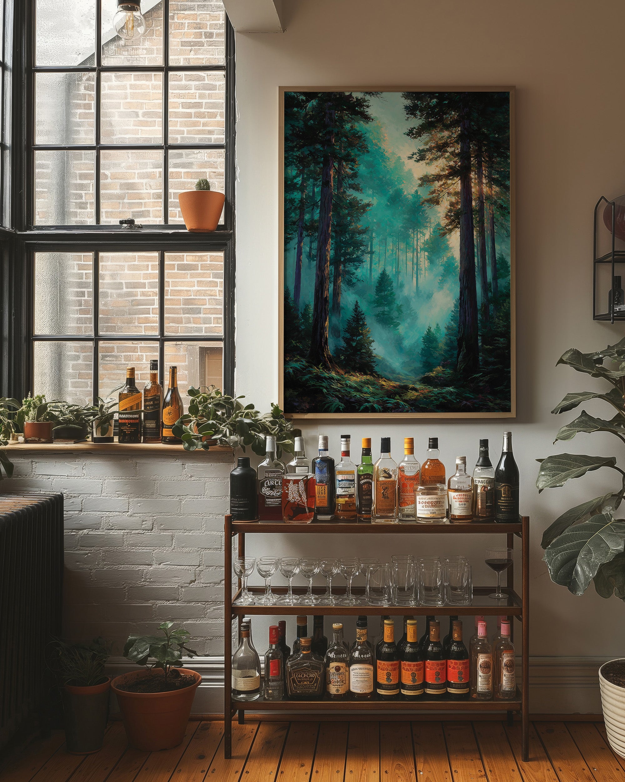 Teal Hush of the Woods