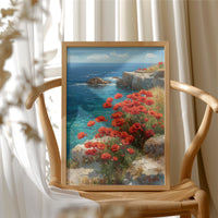 Poppies Above the Sea
