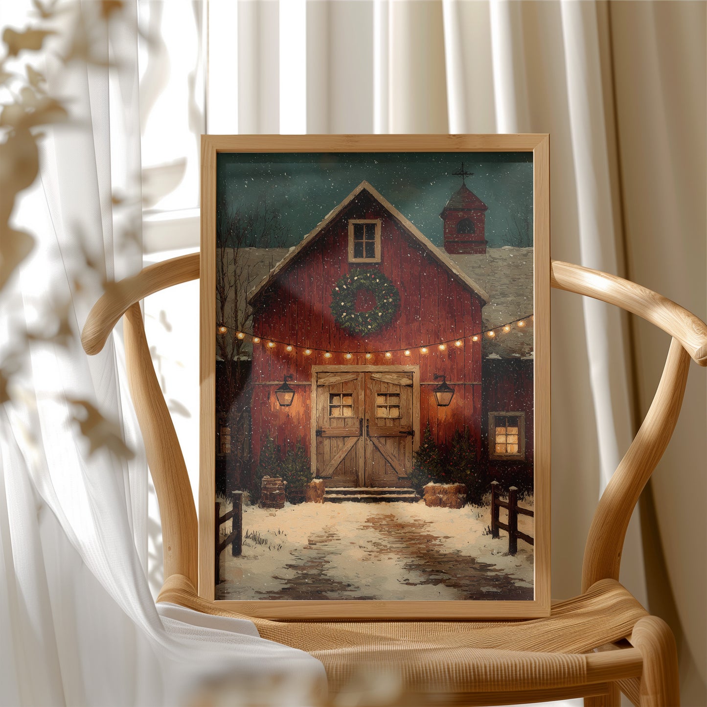 The Barn on Christmas Eve