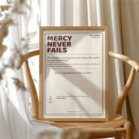 Mercy Never Fails