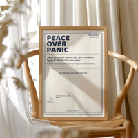 Peace Over Panic