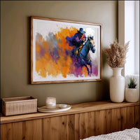 Cowboy in Full Color Burst