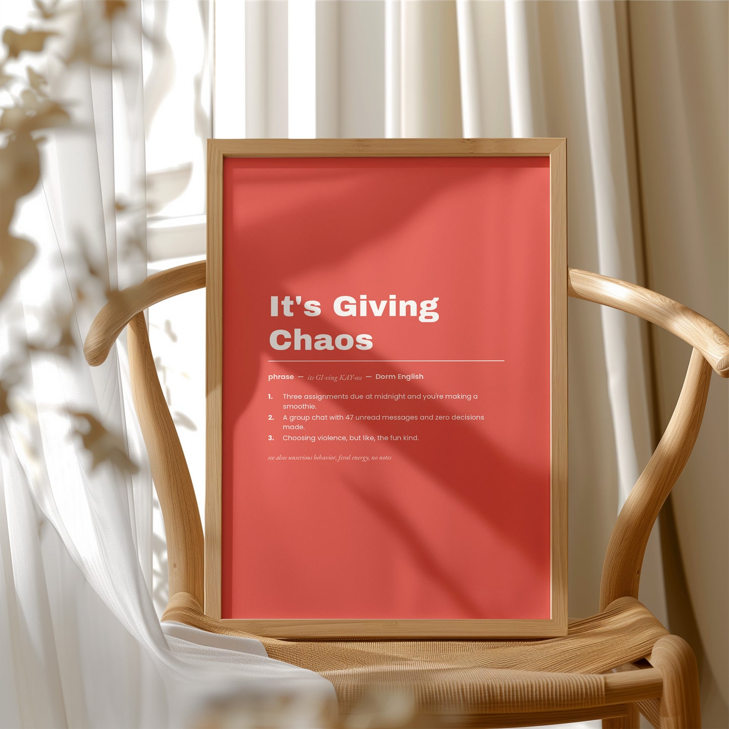 It's Giving Chaos
