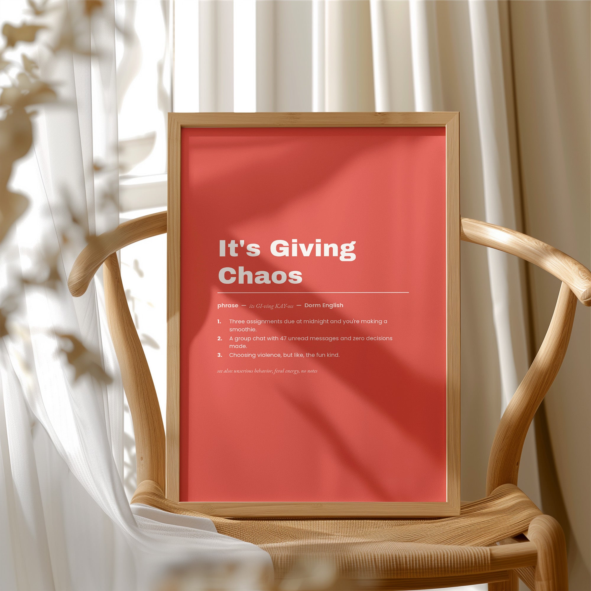 It's Giving Chaos